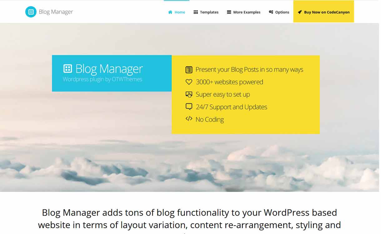 Blog Manager for WordPress - Premium - WordPress Blog Manager Plugins