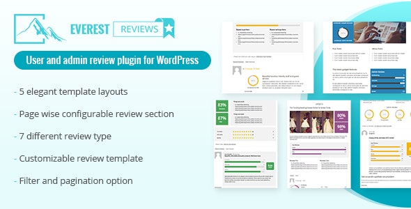 Everest Review - WordPress User Admin Review Plugin