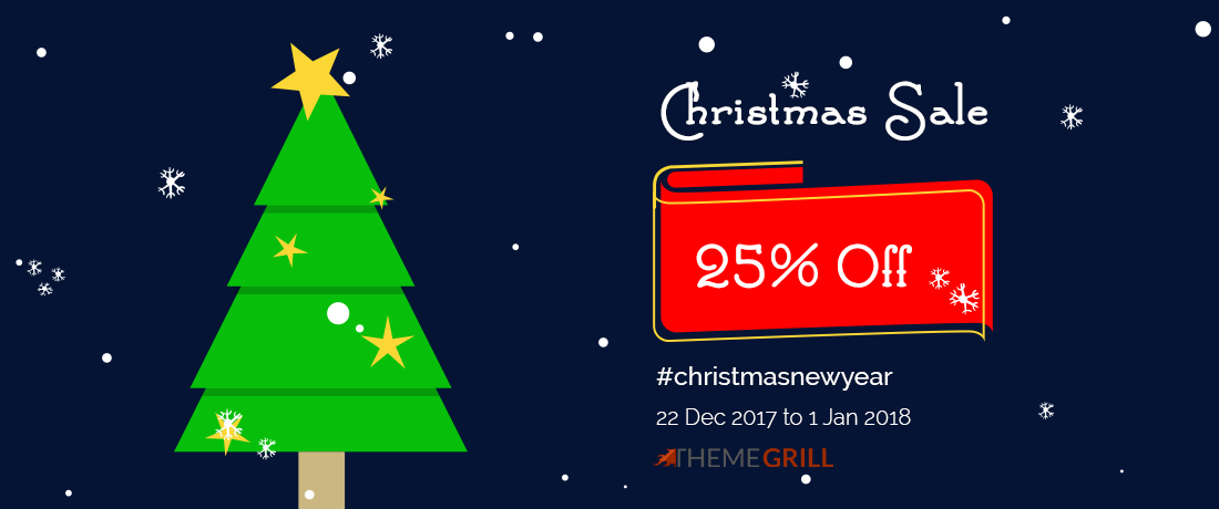 ThemeGrill - Best WordPress Christmas and New Year Deals