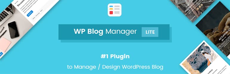 WP Blog Manager Lite - Best Free WordPress Blog Manager Plugins