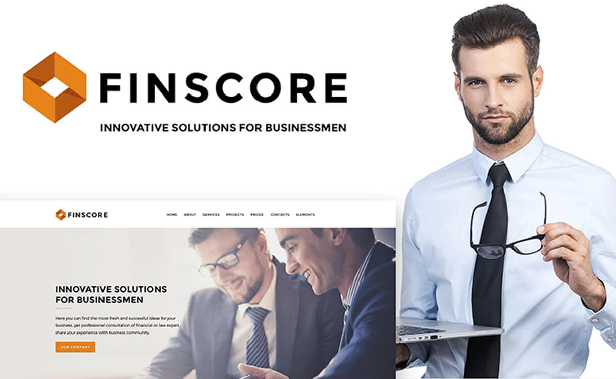 Finscore - Consulting Responsive WordPress Theme