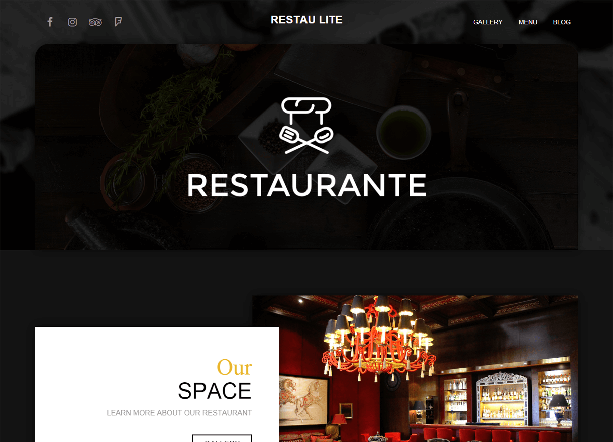 Restau Lite-Best Cafe and Restaurant WordPress Themes