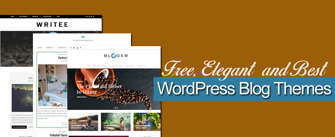 Free, Elegant and Best WordPress Blog Themes