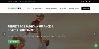 Insurance Hub - Free Corporate WordPress Theme