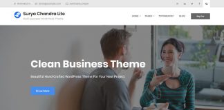 Surya Chandra Lite - Free Multipurpose WordPress Theme