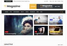 Ti Magazine - Free Multipurpose WordPress Themes