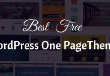 Best Free One Page WordPress Themes