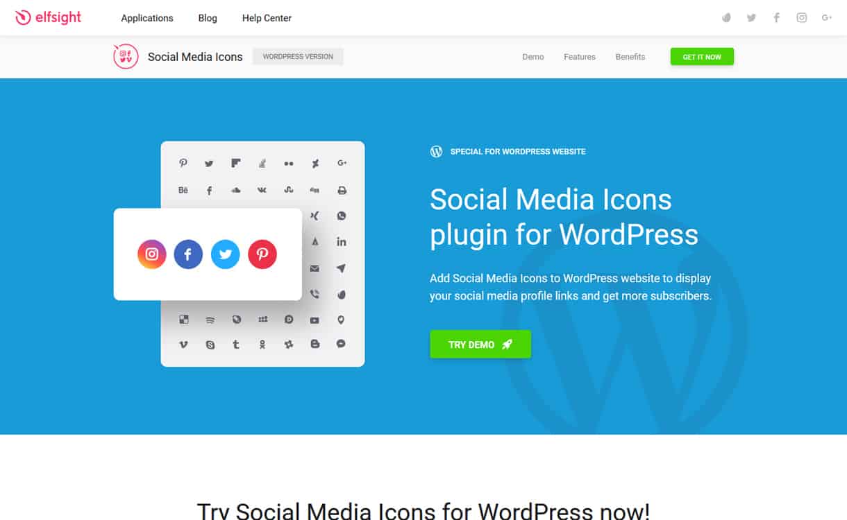 Social Media Icons - WordPress Social Icons Plugins
