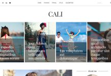 Cali - Free WordPress Blog Theme