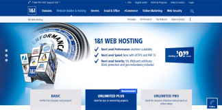 1 & 1 Web Hosting - Largest WordPress Hosting Providers