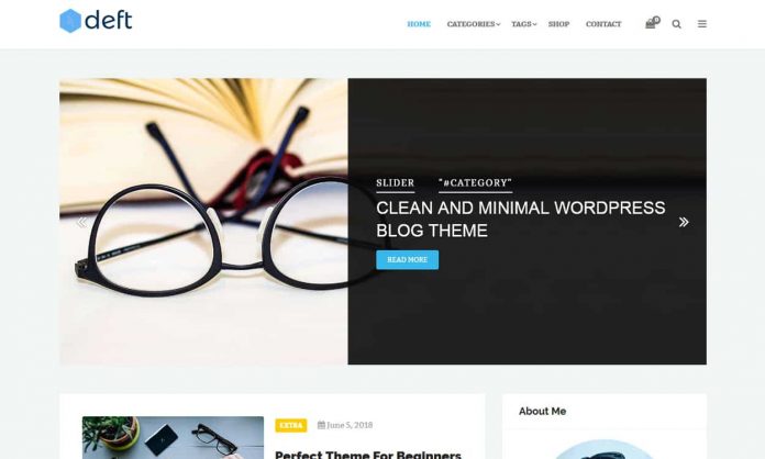 Deft - Free WordPress Theme for Blog and Magazine