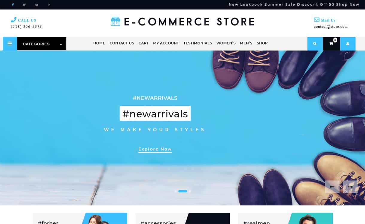 Ultimate Ecommerce Shop-Best Free WordPress Themes May 2018