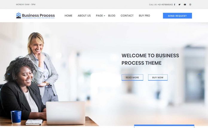 Business Process - Free WordPress Business Theme
