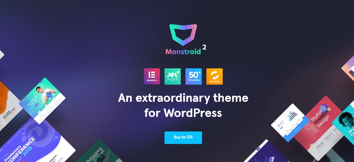 Monstroid2 - WordPress Multipurpose theme