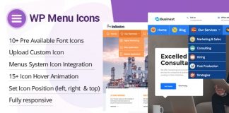 WP Menu Icons - Premium WordPress Menu Icon Plugin