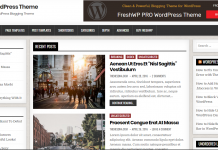 FreshWP - Free Blog WordPress Theme