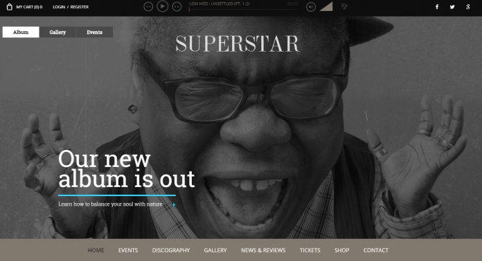 Superstar - Premium Music Band WordPress Theme