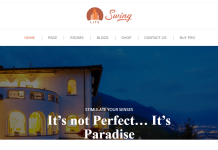 Swing Lite - Free Hotel and Resort WordPress Theme