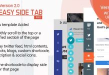 Best WordPress Floating Side Tab Plugins: Easy Side Tab Pro