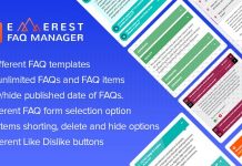 Everest FAQ Manager - Responsive WordPress FAQ Plugin
