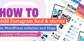 How to add Instagram Feed in WordPress website - Tutorial