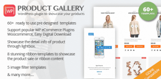 WP Product Gallery - WordPress Product Showcase Listing Plugin