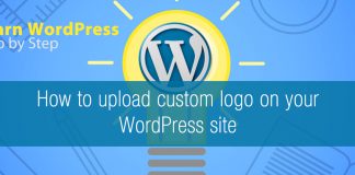How to upload custom logo on your WordPress Site