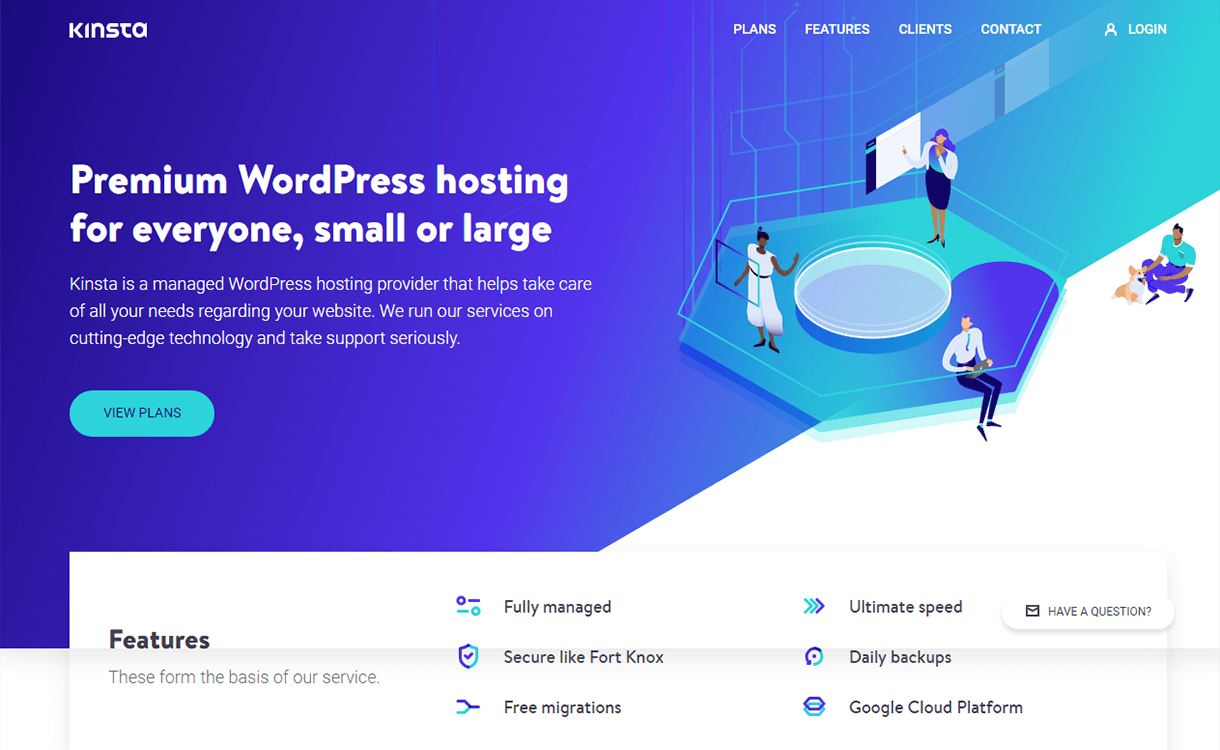 2 Free Months of Hosting by Kinsta