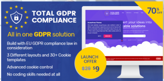 70% Off on Total GDPR Compliance – All in One GDPR WP Plugin