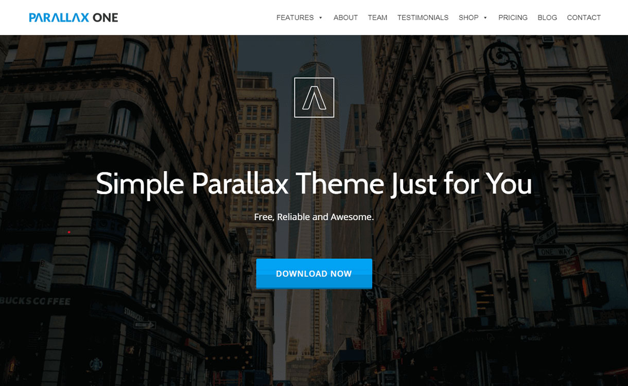 parallax-one-best-free-parallax-wordpress-themes