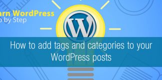 How to add Tags and Categories in WordPress posts