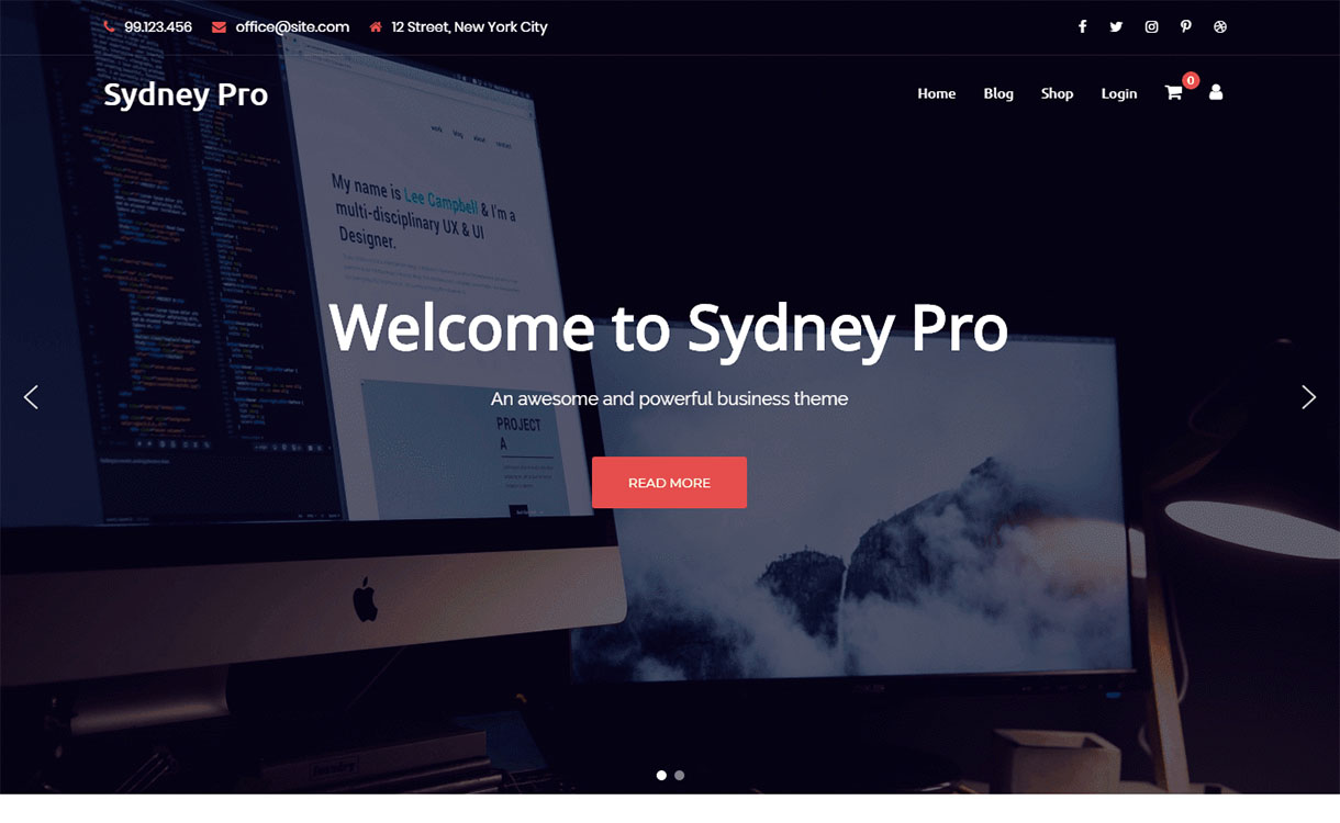 sydney-pro-best-premium-responsive-wordpress-theme