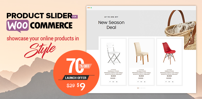 70% off on Product Slider for WooCommerce