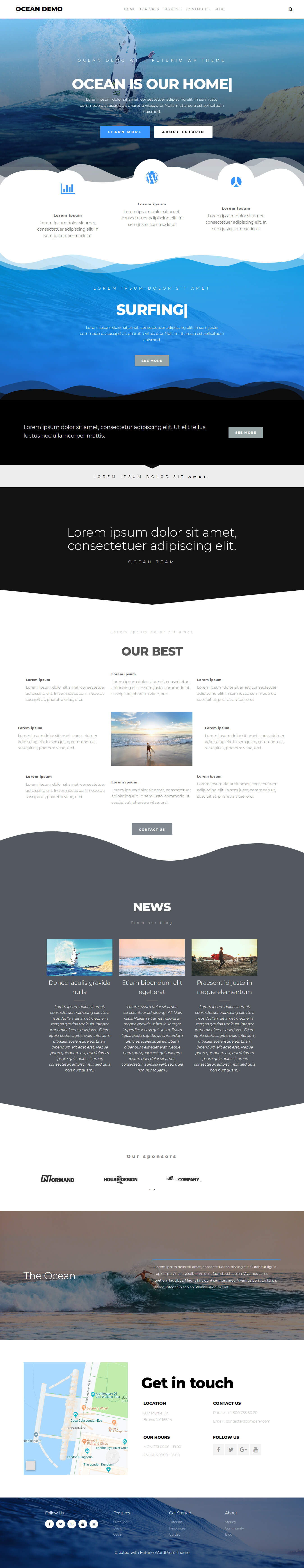 Futurio - Best Free Multipurpose WordPress Theme