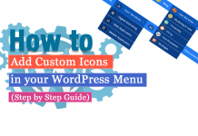 How to Add Custom Icons in your WordPress Menu? (Step by Step Guide)