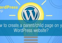 How to create a parent and child pages on your WordPress website