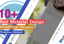 Best Premium Material Design WordPress Themes
