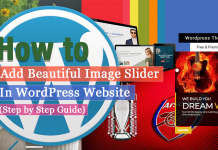 How to add beautiful Image Slider in your WordPress website with WP1 Slider Pro? (Step by Step Guide)