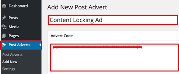 Add Content Locking to all WordPress Posts.