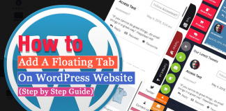 How to add a Responsive Floating Tab on WordPress Website? (Step by Step Guide)