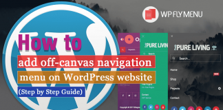 How to add Off-Canvas Navigation Menu on WordPress website? (Step By Step Guide)