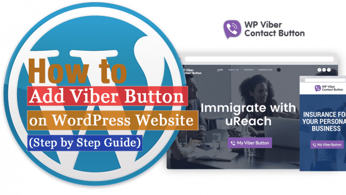 How to Add Viber Button on your WordPress website?