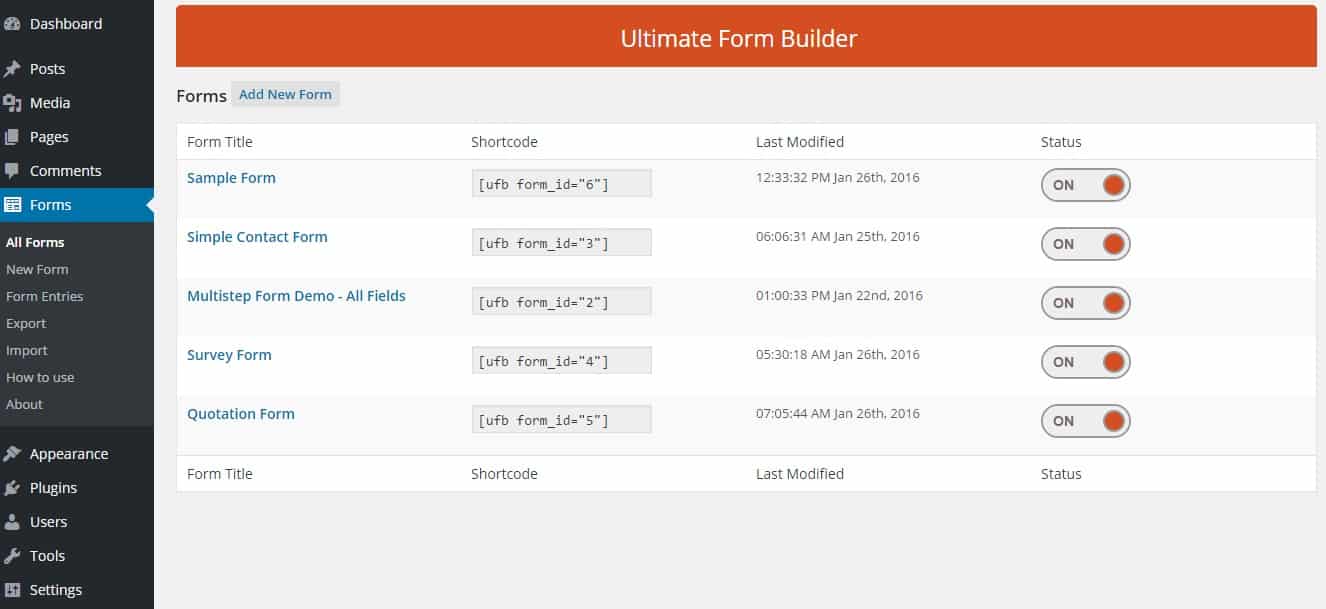 Ultimate Form Builder Pro: All Forms