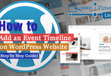 How to add an event timeline on WordPress website? (Step by Step Guide)