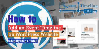 How to add an event timeline on WordPress website? (Step by Step Guide)