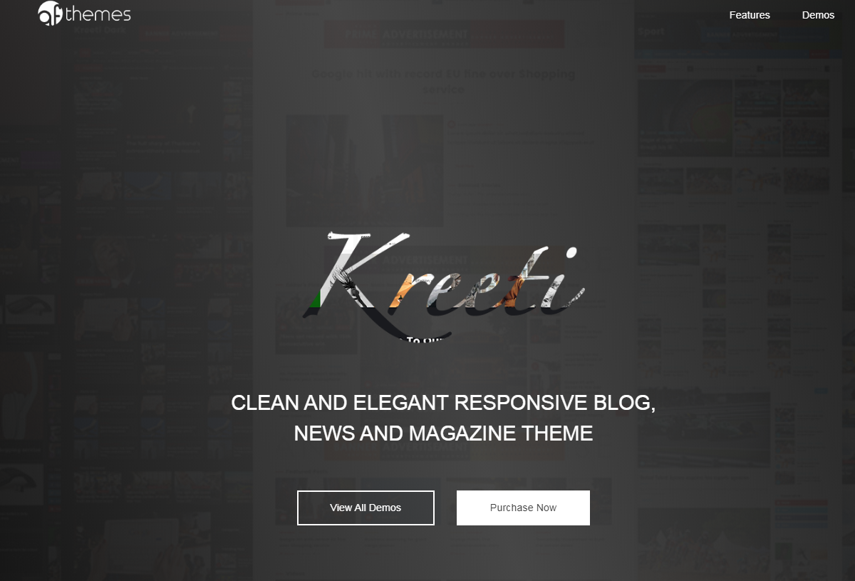 Kreeti - WordPress Gutenberg Theme