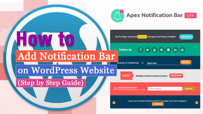 How to Add Notification Bar on WordPress Website? (Step by Step Guide)