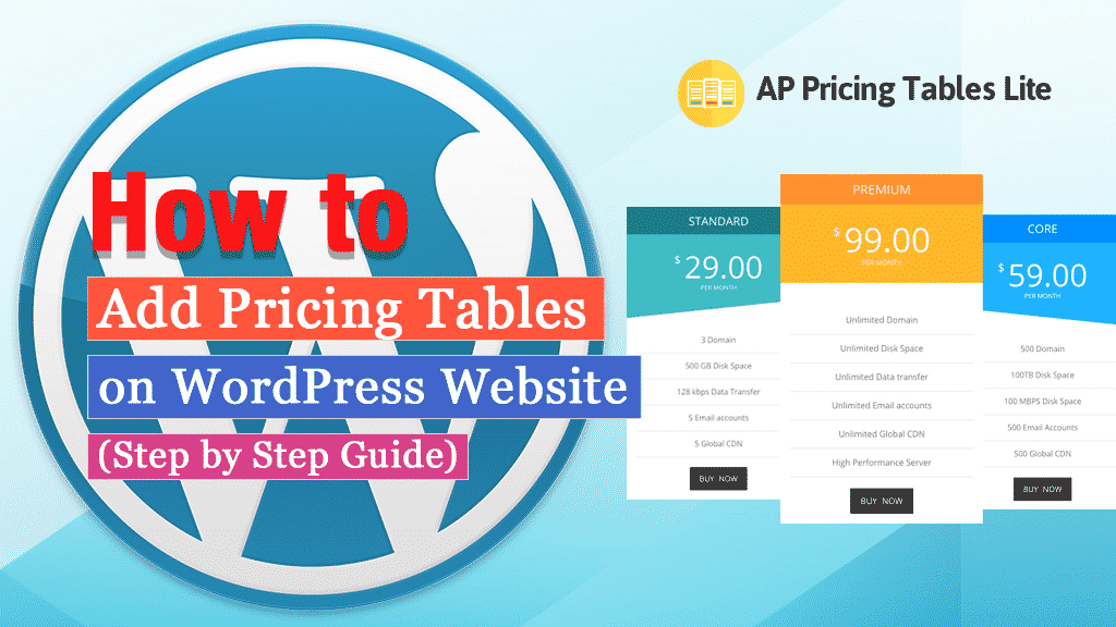 How to Add Pricing Tables on WordPress Website? (Step by Step Guide)