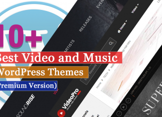 Best Premium Video and Music WordPress Themes
