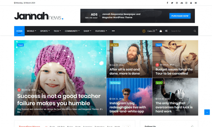 Jannah News - WordPress News Magazine Theme